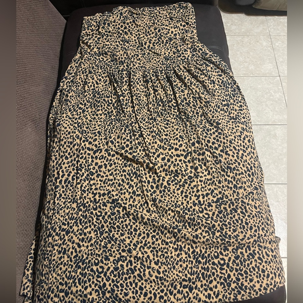 Universal Thread Leopard Print Dress - image 1